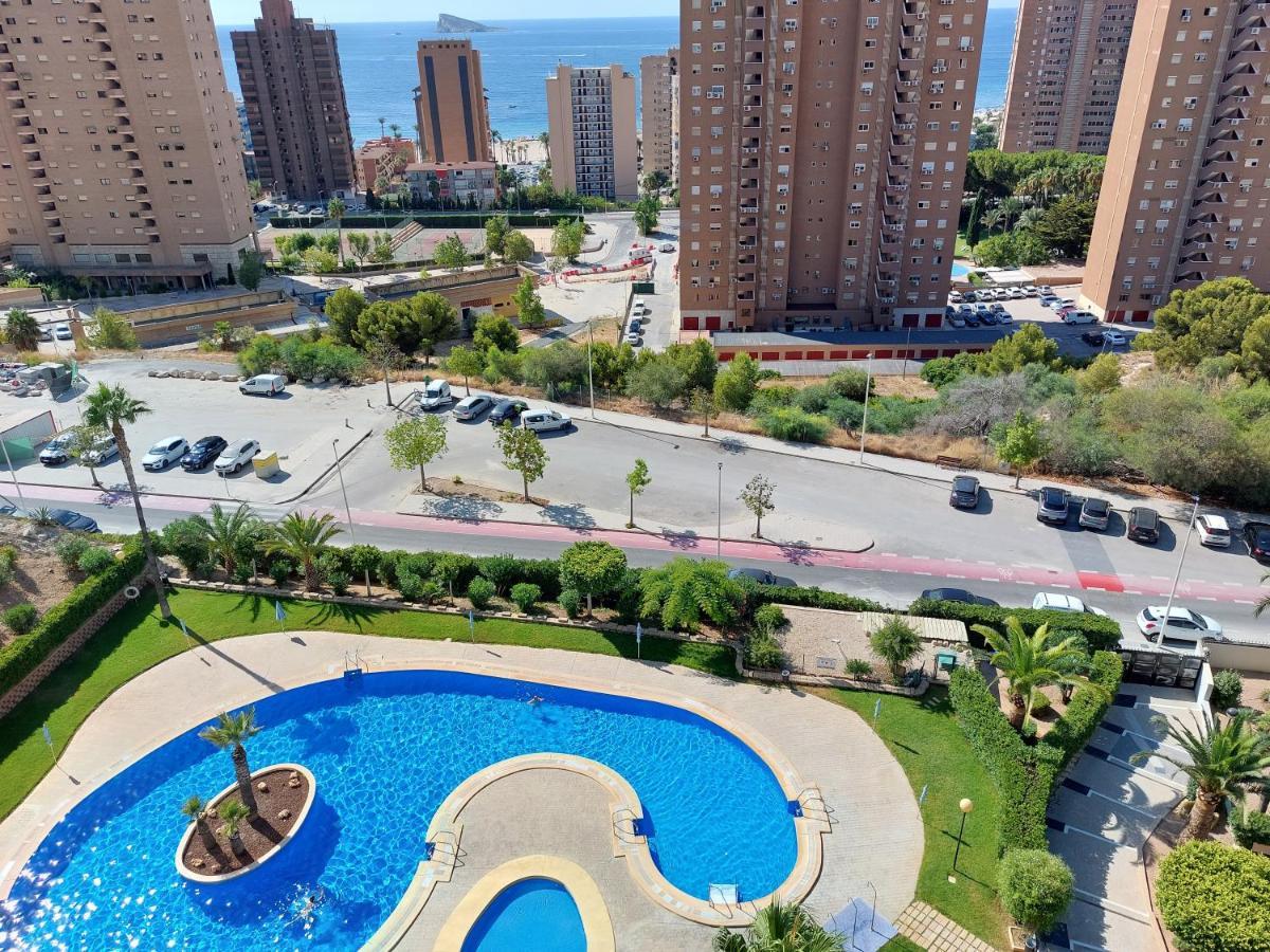 Las Marinas 8O Con Vistas Al Mar Y Piscina By Vero Benidorm Esterno foto